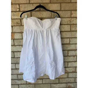 Susana Monaco Women’s White Strapless Short Dress Size XL NWT